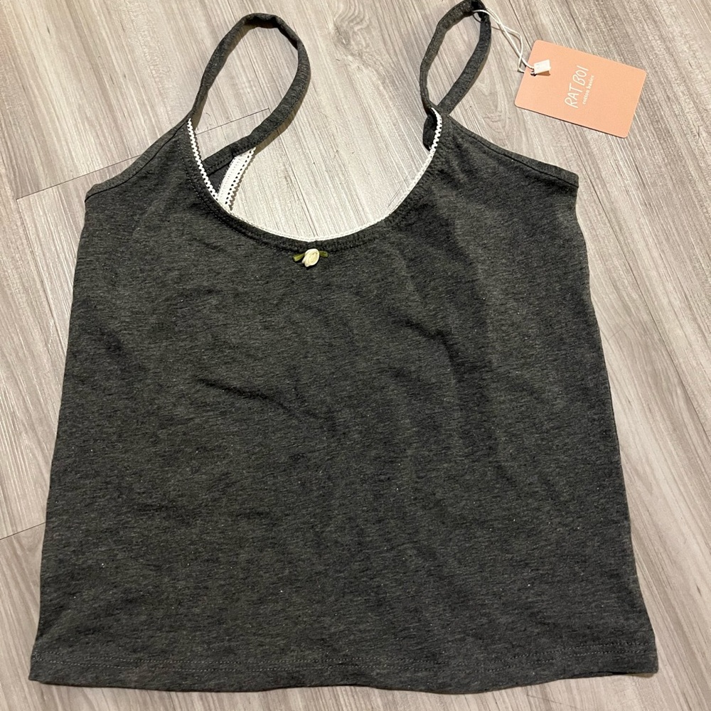 🚫 SOLD 🚫 Rat Boi Grey Tank